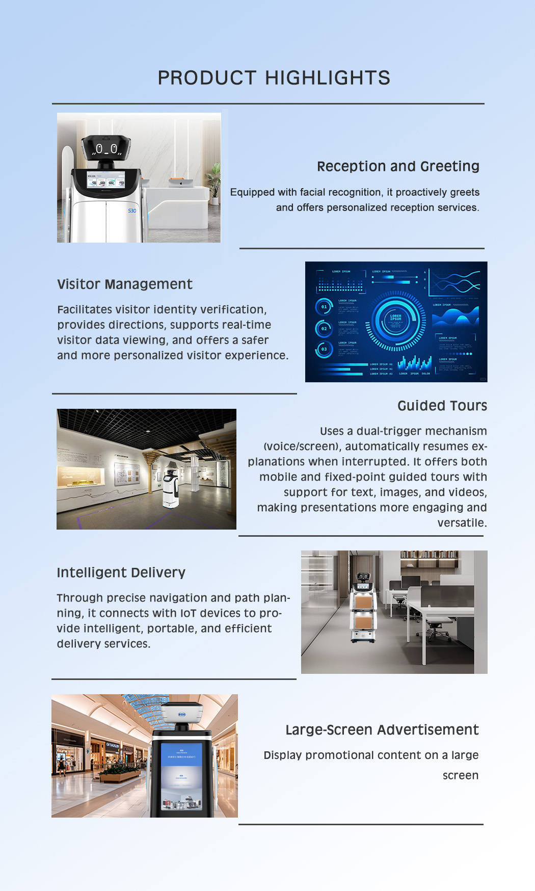 intelligent service robot
