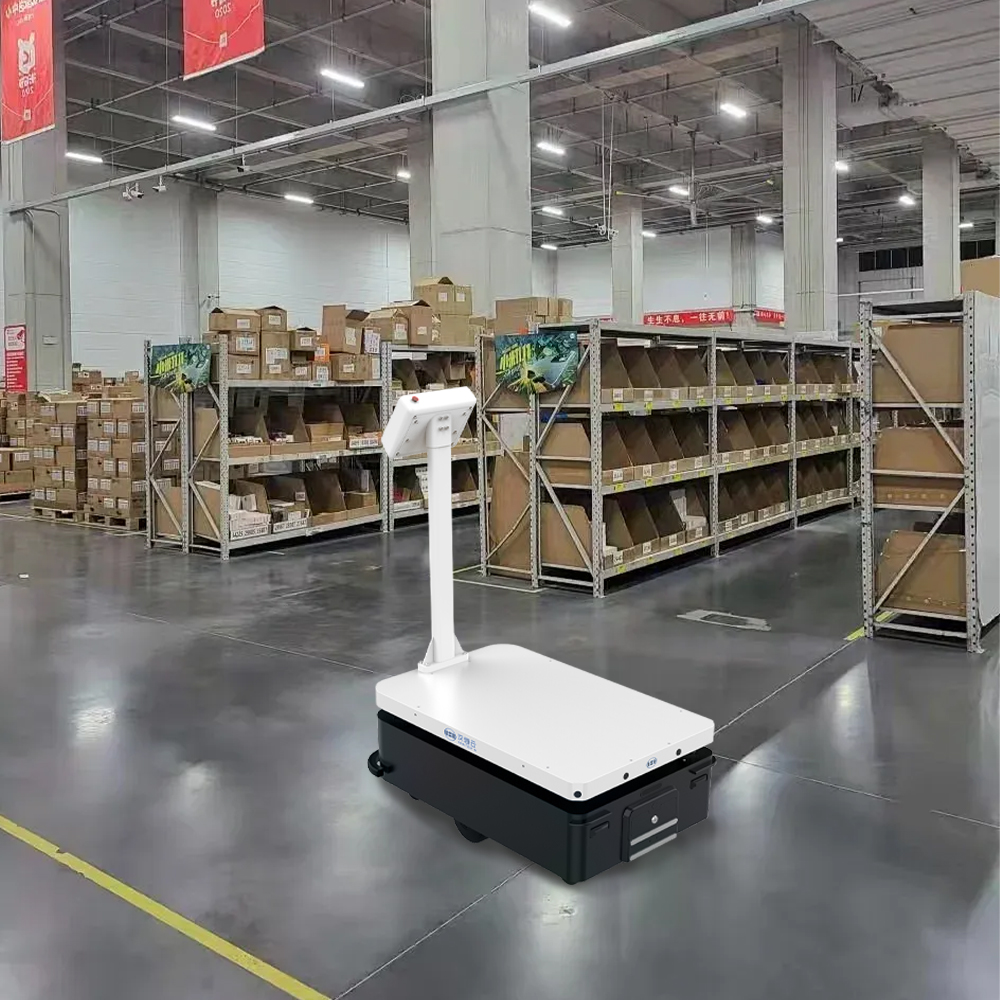 Workshop Transport Handling Robot Industrial Factory Logistics Transmission Intelligent Delivery Robot.mp4