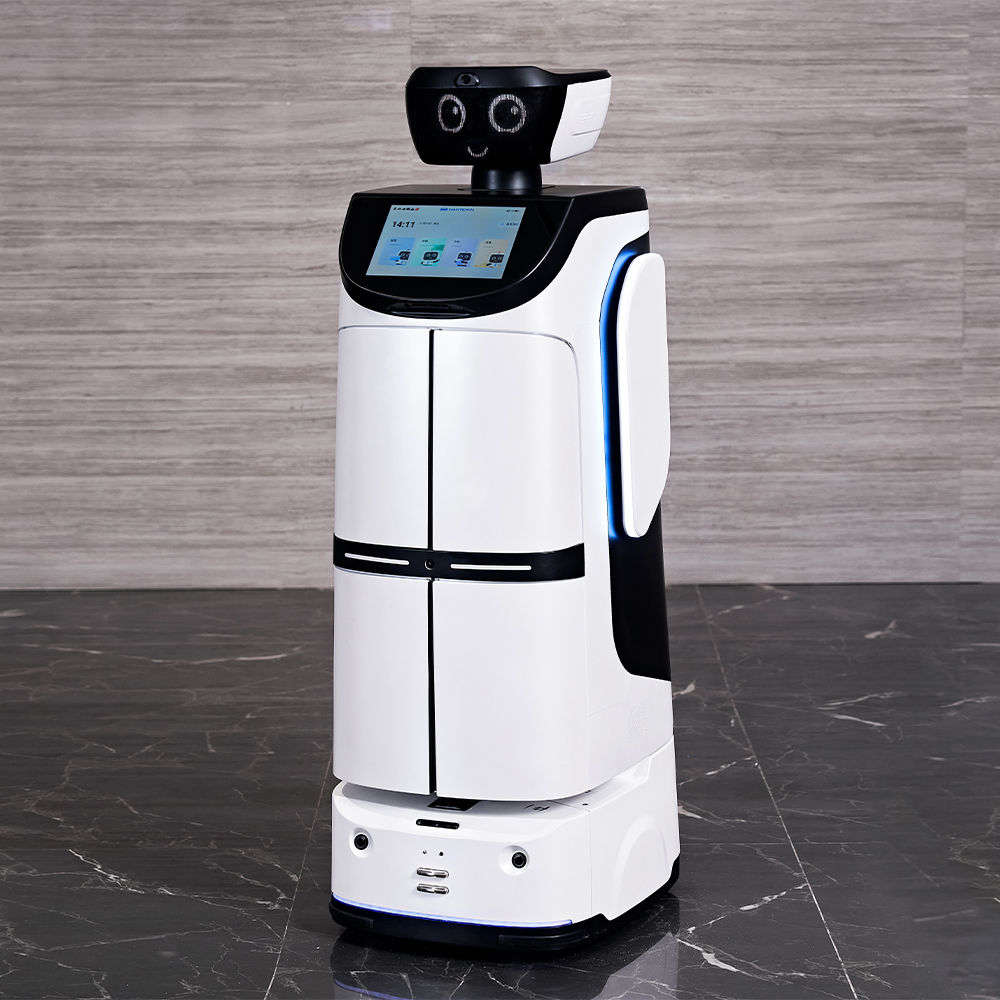Wholesale Intelligent Service Robot with Big Screen for Greeting and Guiding Customer--China Supplier Hantewin