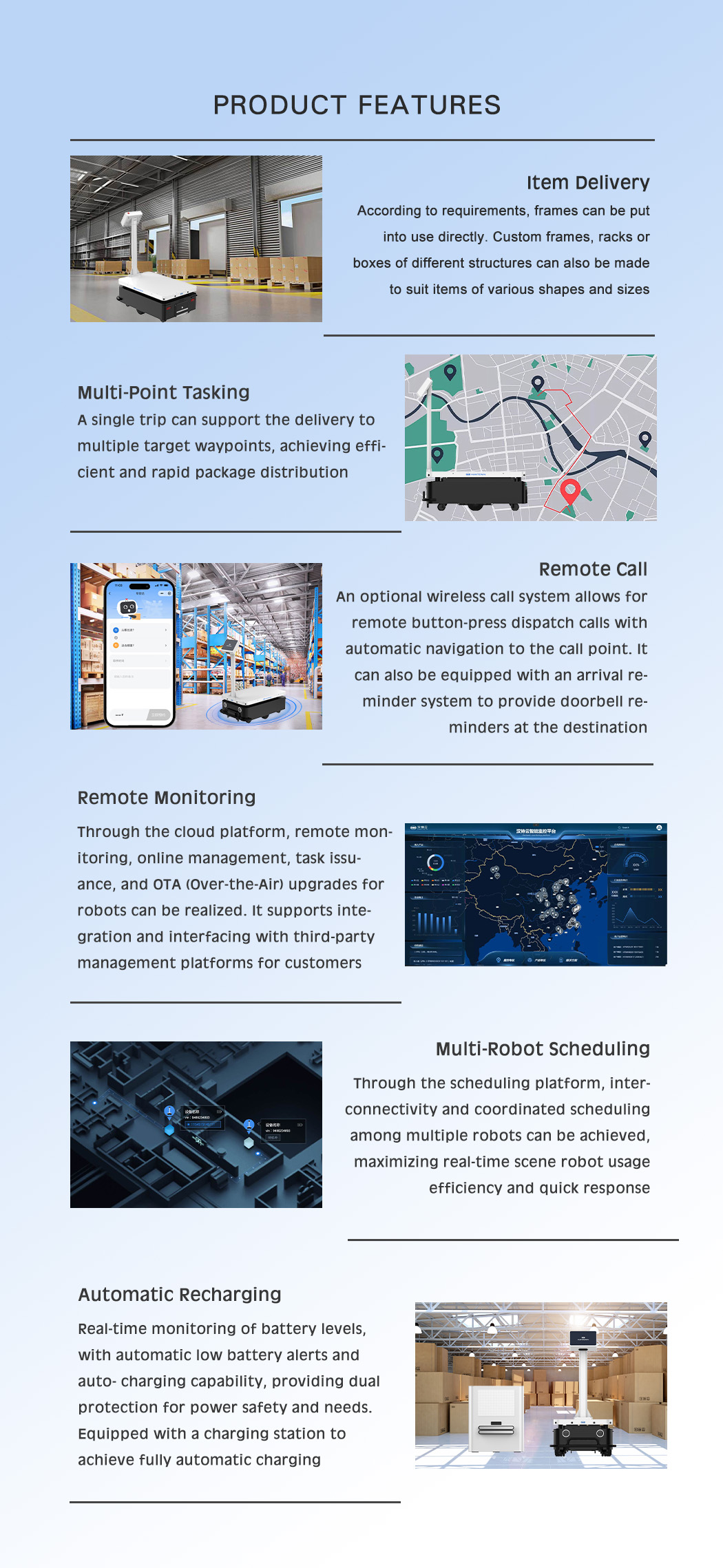 industrial delivery robot